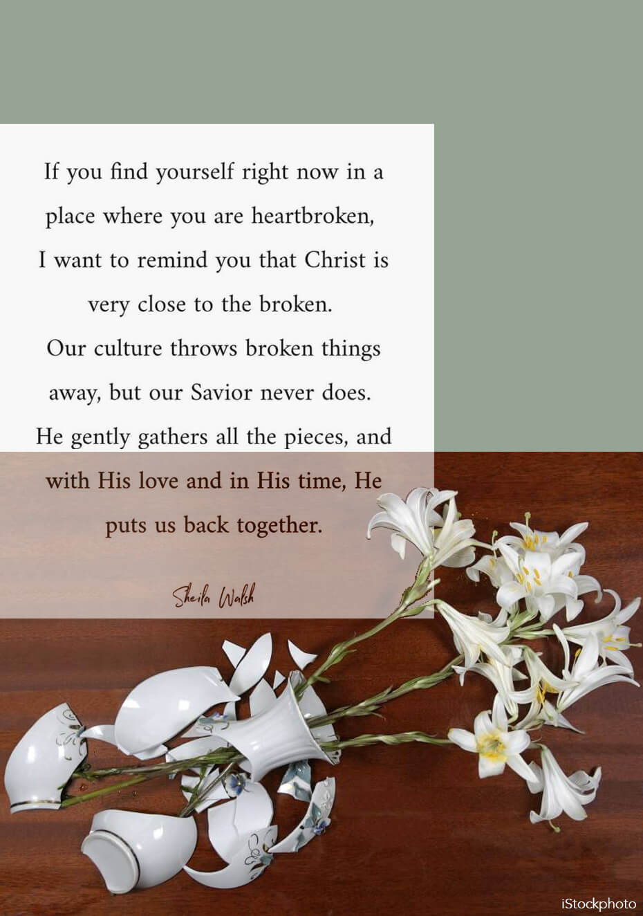 Christ is close to the broken