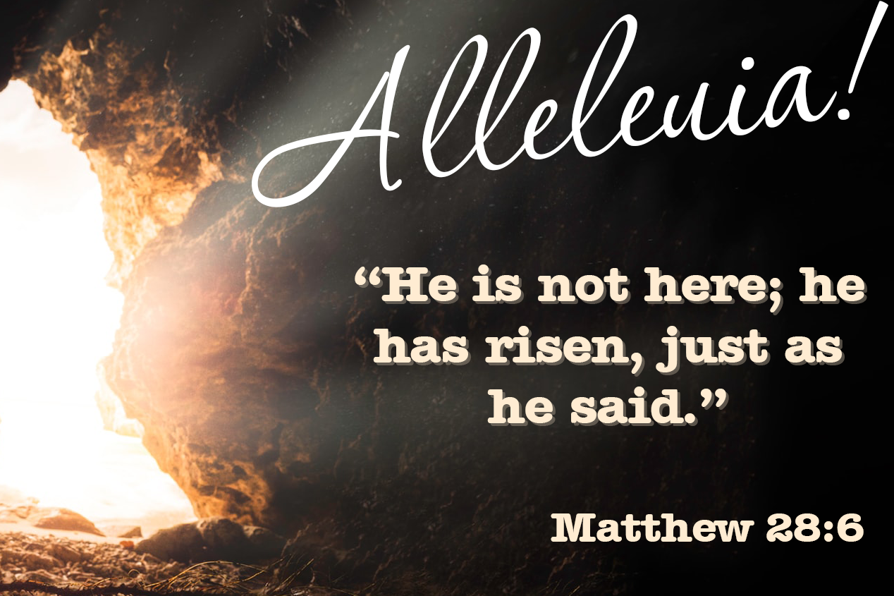 Christ has risen, Alleluia!